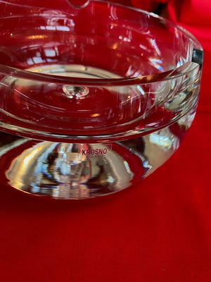 Krosno Poland Crystal Cigar Ashtray