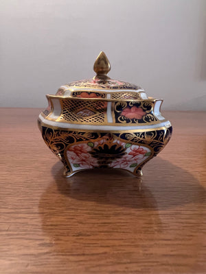 Royal Crown Derby 1128 Old Imari Trinket Box- 3.5