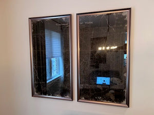 'Township of York' City of Toronto Map, 2 Piece Wall Art