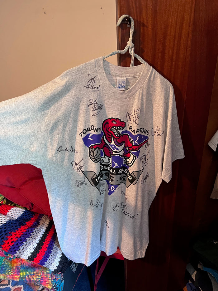 Toronto Raptors Inaugural Season 1995-96 Signed Shirt