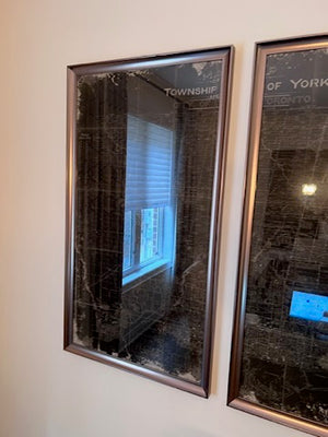 'Township of York' City of Toronto Map, 2 Piece Wall Art