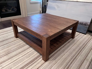 Crate & Barrel Edgewood Square Coffee Table