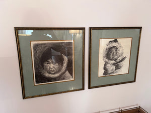 Pair of Gabriel Gely Prints- "Baker Lake" and "Kayaitok"