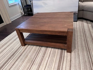 Crate & Barrel Edgewood Square Coffee Table
