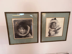 Pair of Gabriel Gely Prints- "Baker Lake" and "Kayaitok"