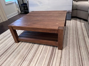Crate & Barrel Edgewood Square Coffee Table