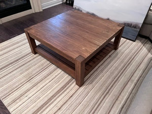 Crate & Barrel Edgewood Square Coffee Table