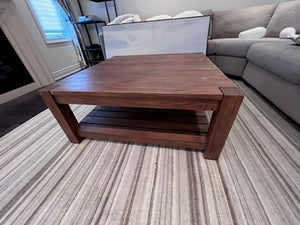 Crate & Barrel Edgewood Square Coffee Table