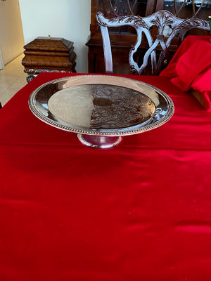 Silver Plate Cake Stand