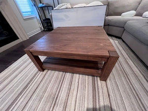 Crate & Barrel Edgewood Square Coffee Table