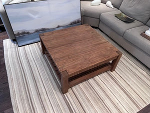 Crate & Barrel Edgewood Square Coffee Table
