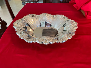 Ornate Silver Plate Bowl