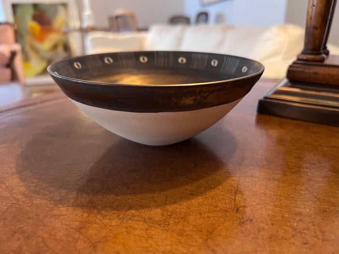 J. Wilson Signed Pottery Bowl- 6.5"