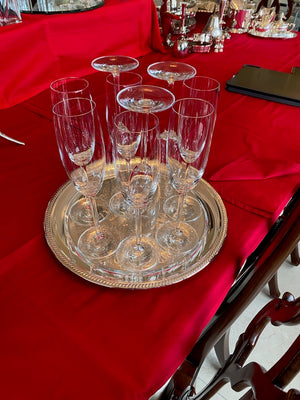 9 Champagne Glasses