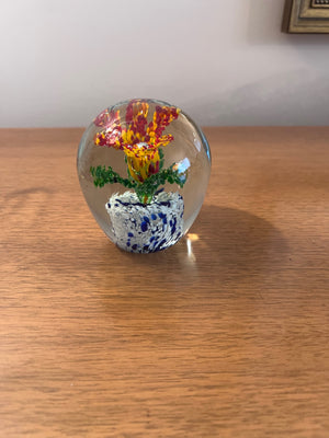 Beautiful Art Glass Paperweight