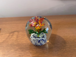 Beautiful Art Glass Paperweight