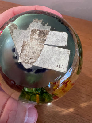 Beautiful Art Glass Paperweight