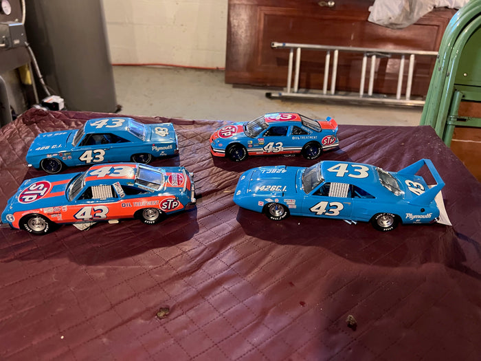 4 Franklin Mint Precision Models, Richard Petty Race Cars