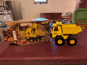 VINTAGE BUDDY L BIG BRUTE STEEL DUMPER DUMP TRUCK (*New with original box)