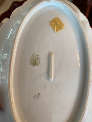 2 Antique Hand Painted German Porcelain Plates