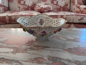 Dresden 929Y Footed Reticulated Bowl, from Birks