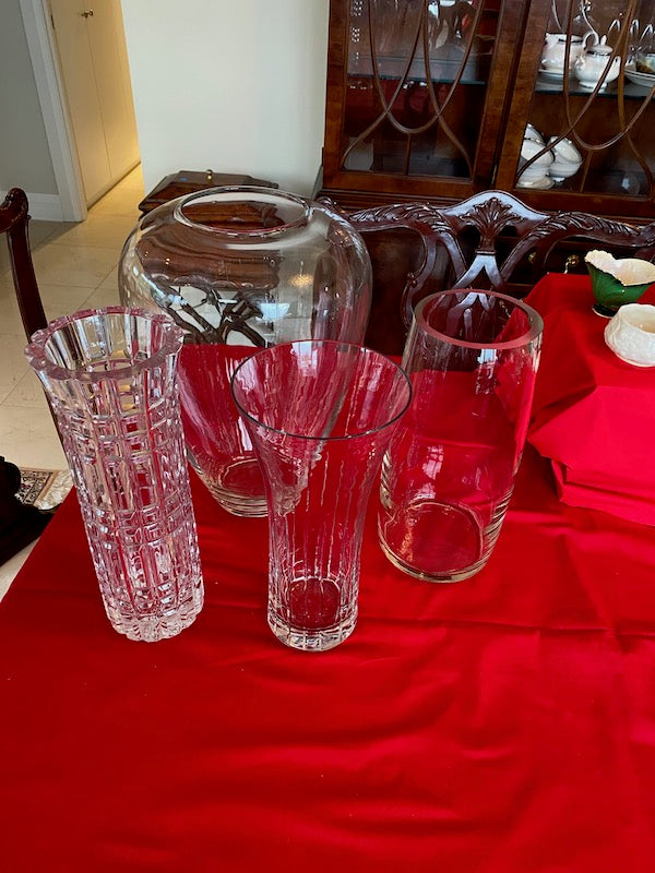 Glass Vase Lot # 2