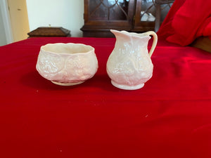 Belleek Cream & Sugar- Made in Ireland