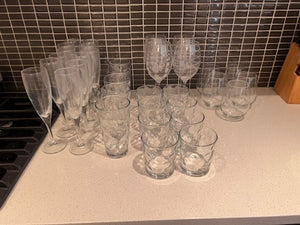 Glassware Lot