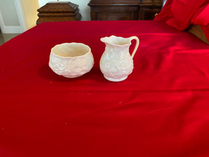 Belleek Cream & Sugar- Made in Ireland