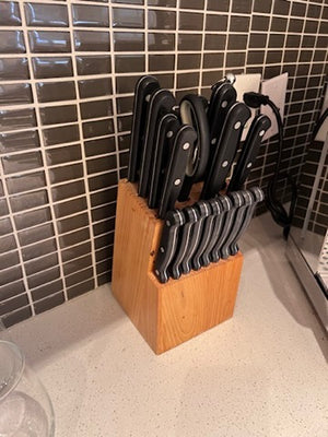 'Cook at Home' Knife Block