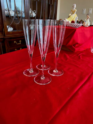 Baccarat Set of 4 St. Remy Champagne Flutes
