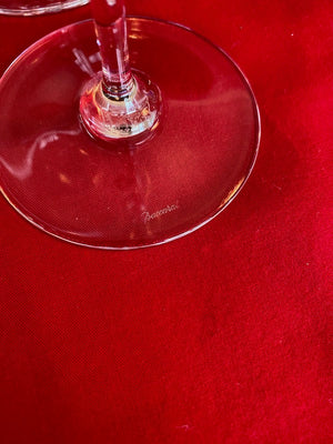 Baccarat Set of 4 St. Remy Champagne Flutes