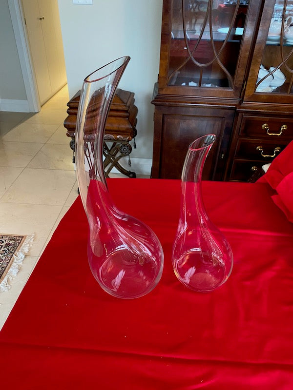 2 Riedel Wine Decanters