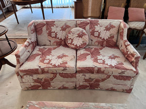 Vintage 'Decorisma' Flower Patterned Love Seat