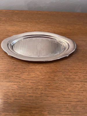 Small Sterling Silver Tray- 6" w