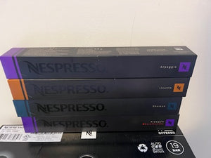 BRAND NEW Nespresso D40-US-BK-NE Inissia + 4 Pods Sleeves