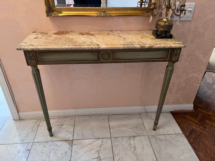 Vintage Wall Mounted Marble Console Table
