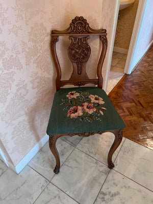 Ornate Wood Carved Antique Chair