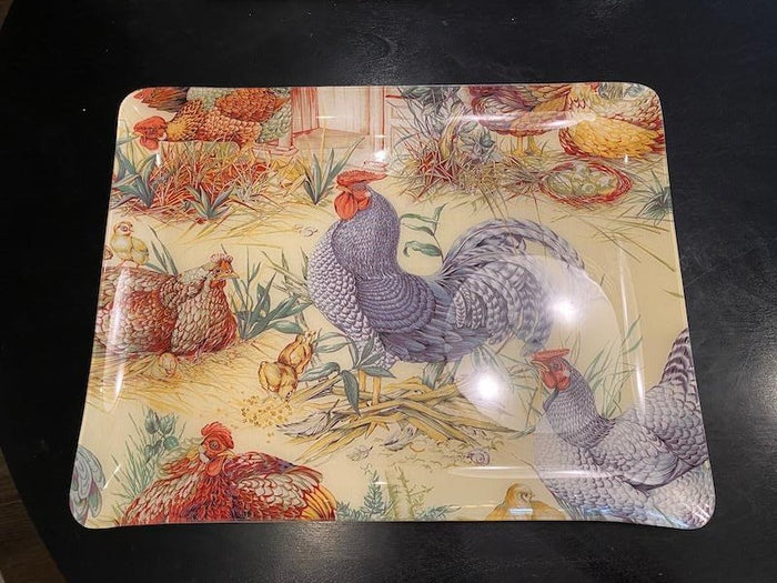 "Pierre Frey Paris"- Acrylic Rooster Tray