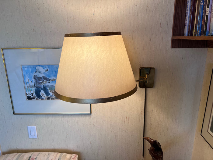 Swivel Wall Mounted Lamp from 'Susan & Eric Custom Lampshade Makers'
