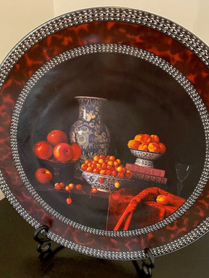 Bernardaud LIMOGES French Porcelain Jean-Claude Chauray CHOP Plate