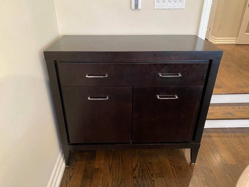 "Dinec" Dark Brown Cabinet