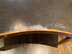 "Theodore Alexander" Burled Wood & Leather Top Desk from ELTE