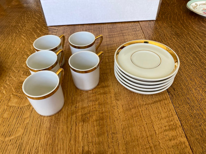 Japan Demitasse Espresso 5 Cup & Saucer Set