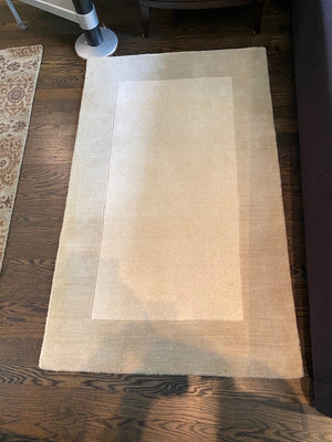 Pottery Barn 'Henley A. Ivory' Wool Rug