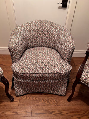 3 Different Style Chairs, Same Upholstery