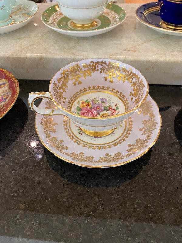 Grosvenor Bone China Cup & Saucer