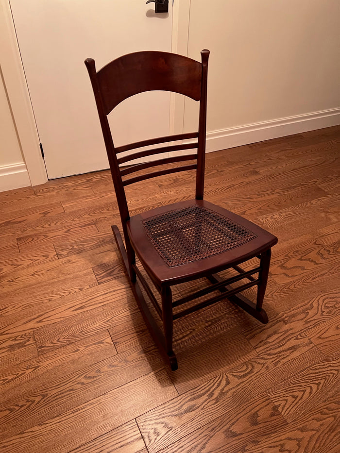 Child's Cane Seat Rocking Chair