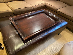 Restoration Hardware Ottoman Wood Tray