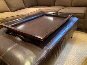 Restoration Hardware Ottoman Wood Tray